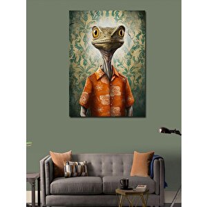 Kanvas Tablo Gömlekli İguana 70x100 cm