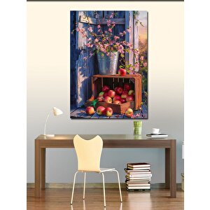 Kanvas Tablo Kırmızı Elmalar 100x140 cm