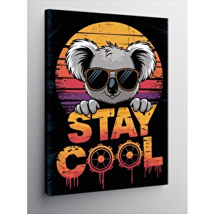 Kanvas Tablo Sakinlik Adası Koala
