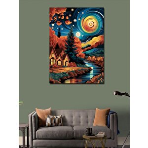 Kanvas Tablo Sessiz Vadi 70x100 cm