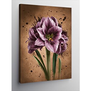 Kanvas Tablo Mor Kraliçe 100x140 cm