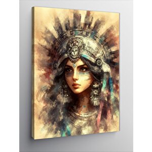 Kanvas Tablo Aztekli Kadın 70x100 cm