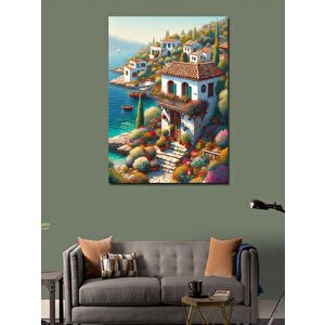 Kanvas Tablo Çiçekli Tepe 70x100 cm