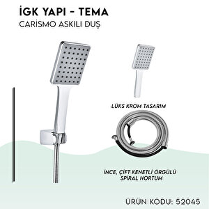 İgk Yapi - Tema Cari̇smo Askili Duş Seti̇ (model No: 52045)