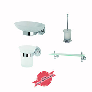 İgk Yapi - Çeli̇k Banyo Ottoman Banyo Seti̇ -13(5 Parça)