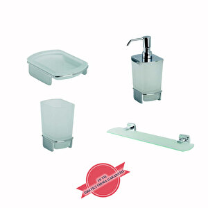İgk Yapi - Çeli̇k Banyo Mi̇lano Banyo Seti̇ -11(4 Parça)
