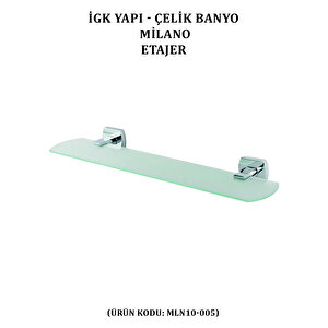 İgk Yapi - Çeli̇k Banyo Mi̇lano Banyo Seti̇ -11(4 Parça)
