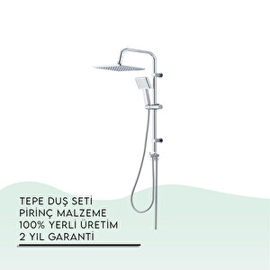 İgk Yapi - Tema Rai̇n-plus Tetra Tepe Duş Setleri̇ (model No: 53236)