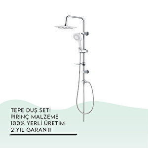 İgk Yapi - Tema Rai̇n Bi̇anco Tepe Duş Setleri̇ (model No: 53276)