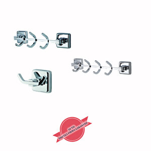 İgk Yapi - Çeli̇k Banyo Kumru Banyo Seti̇ -9(4 Parça)
