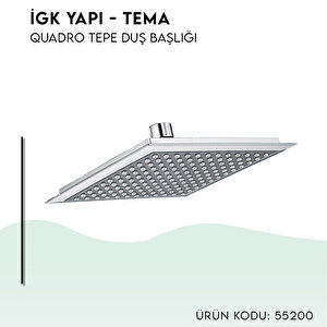 İgk Yapi - Tema Quadro Tepe Duş Başliklari (model No: 55200)