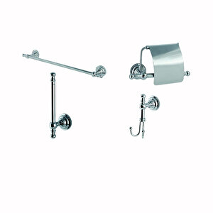 İgk Yapi - Çeli̇k Banyo Ottoman Banyo Seti̇ -14(5 Parça)