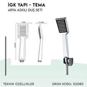 İgk Yapi - Tema Arya Askili Duş Seti̇ (model No: 52080)