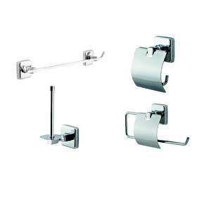 İgk Yapi - Çeli̇k Banyo Kumru Banyo Seti̇ -8(4 Parça)