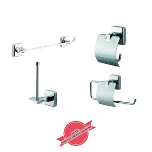 İgk Yapi - Çeli̇k Banyo Kumru Banyo Seti̇ -8(4 Parça)