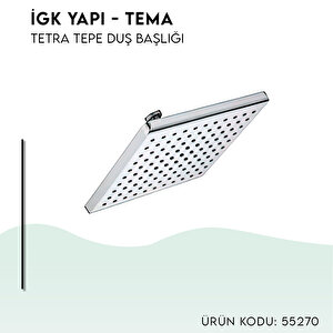 İgk Yapi - Tema Tetra Tepe Duş Başliklari (model No: 55270)