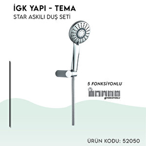 İgk Yapi - Tema Star Askili Duş Seti̇ (model No: 52050)