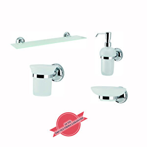 İgk Yapi - Çeli̇k Banyo Bella Banyo Seti̇ -4(4 Parça)
