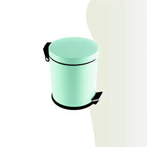 İgk Yapi - Çeli̇k Banyo Pedalli Çöp Kovasi 5lt Mi̇nd (70-142)