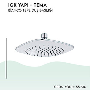İgk Yapi - Tema Bi̇anco Tepe Duş Başliklari (model No: 55230)