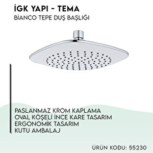 İgk Yapi - Tema Bi̇anco Tepe Duş Başliklari (model No: 55230)