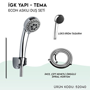 İgk Yapi - Tema Econ Askili Duş Seti̇ (model No: 52040)