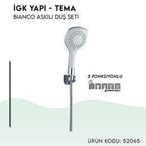 İgk Yapi - Tema Bianco Askili Duş Seti̇ (model No: 52065)