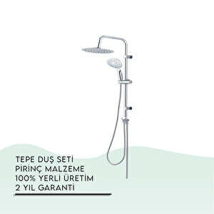 İgk Yapi - Tema Rai̇n-plus Sli̇m Tepe Duş Setleri̇ (model No: 53235)