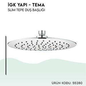 İgk Yapi - Tema Si̇im Tepe Duş Başliklari (model No: 55280)