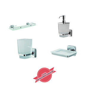 İgk Yapi - Çeli̇k Banyo Kumru Banyo Seti̇ -7(4 Parça)