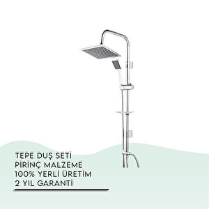 İgk Yapi - Tema Rai̇n-prati̇k Quadro (1f) Tepe Duş Setleri̇ (model No: 53260)