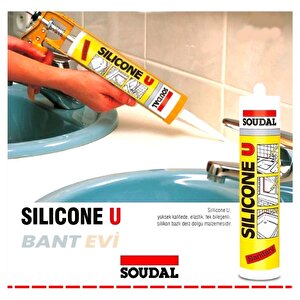 Soudal Silikon Şeffaf 280gr Montaj Dolgu Yalıtım Silikonu