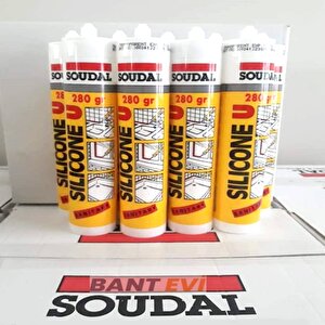 Soudal Silikon Şeffaf 280gr Montaj Dolgu Yalıtım Silikonu
