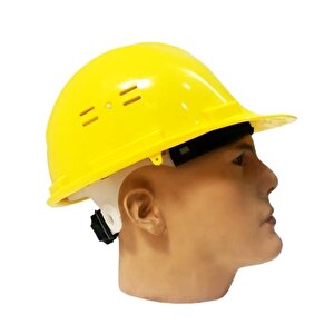 Baret Ayarlanabilir Sarı Renk Vidalı Tip Konfor Baret
