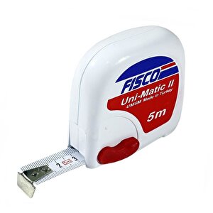 Fisco 5 Metre Stoplu Şerit Metre Uni-matic Fisco Um5m