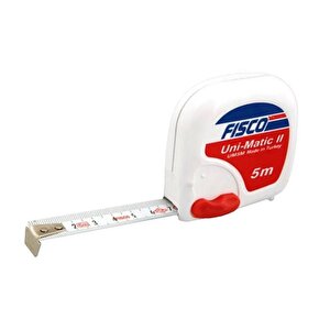Fisco 5 Metre Stoplu Şerit Metre Uni-matic Fisco Um5m