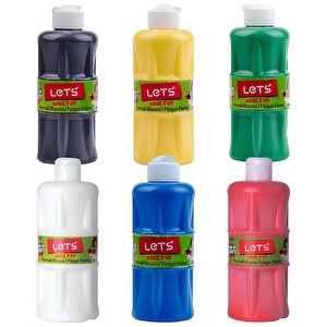 Parmak Boyası 500ml 6lı Set 2