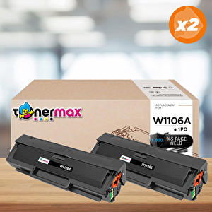 Hp Laser Mfp 138pn Muadil Toner Çipli 2'li Paket / Hp 106a W1106a