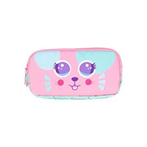 Kaukko Kids 3 Bölmeli Kalem Çantası Cute Face Mouse L8145