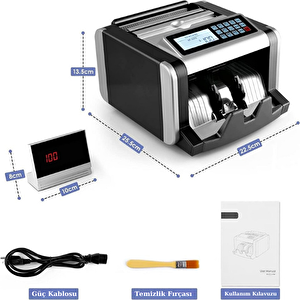 Bill Counter Al-4000 Para Sayma Makinesi Tl Karışık Sayım, Euro Ve Usd Adet Sayım