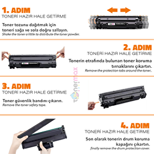 Hp 85a Muadil Toner / Ce285a 2'li Paket