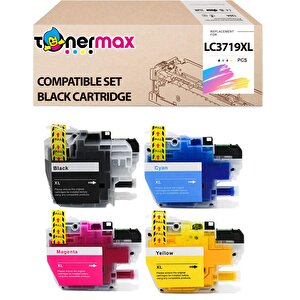 Brother Mfc-j2730dw Muadil Set Kartuş / Lc3719xl Set
