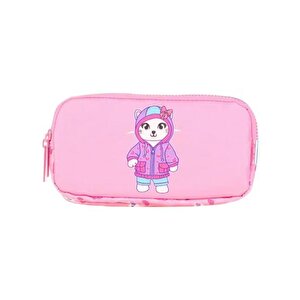 Kaukko Kids 3 Bölmeli Kalem Çantası Rubber Cat L8153