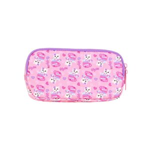 Kaukko Kids 3 Bölmeli Kalem Çantası Rubber Cat L8153