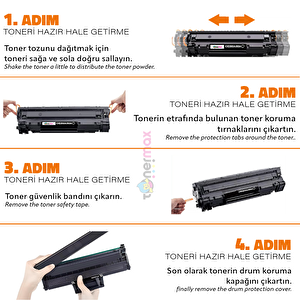 Hp Laserjet Pro P1102 Muadil Toner / Ce285a 2'li Paket