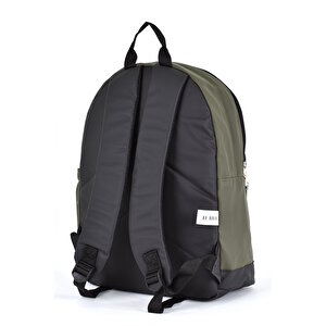 Sisley Okul Sırt Çantası Unisex Çok Gözlü Günlük Seyahat Sırt Çantası Haki 12914