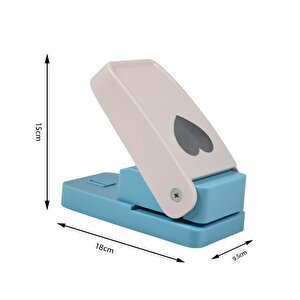 Kamei Süper Şekilli Delgeç Kalp 6.3 Cm Km5825