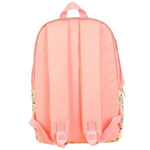Soft Floral Sırt Çantası Salmon K1734