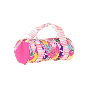 Travel Double Stripe Kalem Çantası Pink K2595