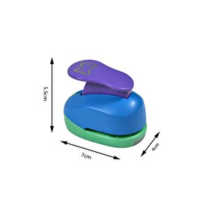 Kamei Şekilli Delgeç Kelebek Kanatlı 2.5 Cm Km8810